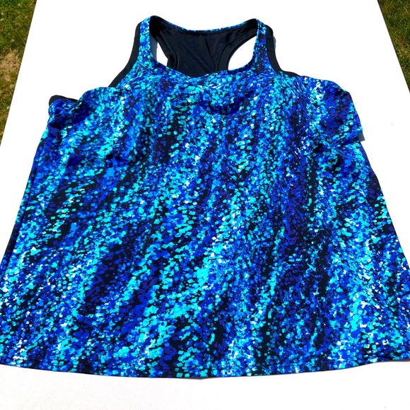 Swimsuits for All 365 Women’s Plus Swimsuit Bathing Suit Bikini Tankini Top 24 - Picture 6 of 7